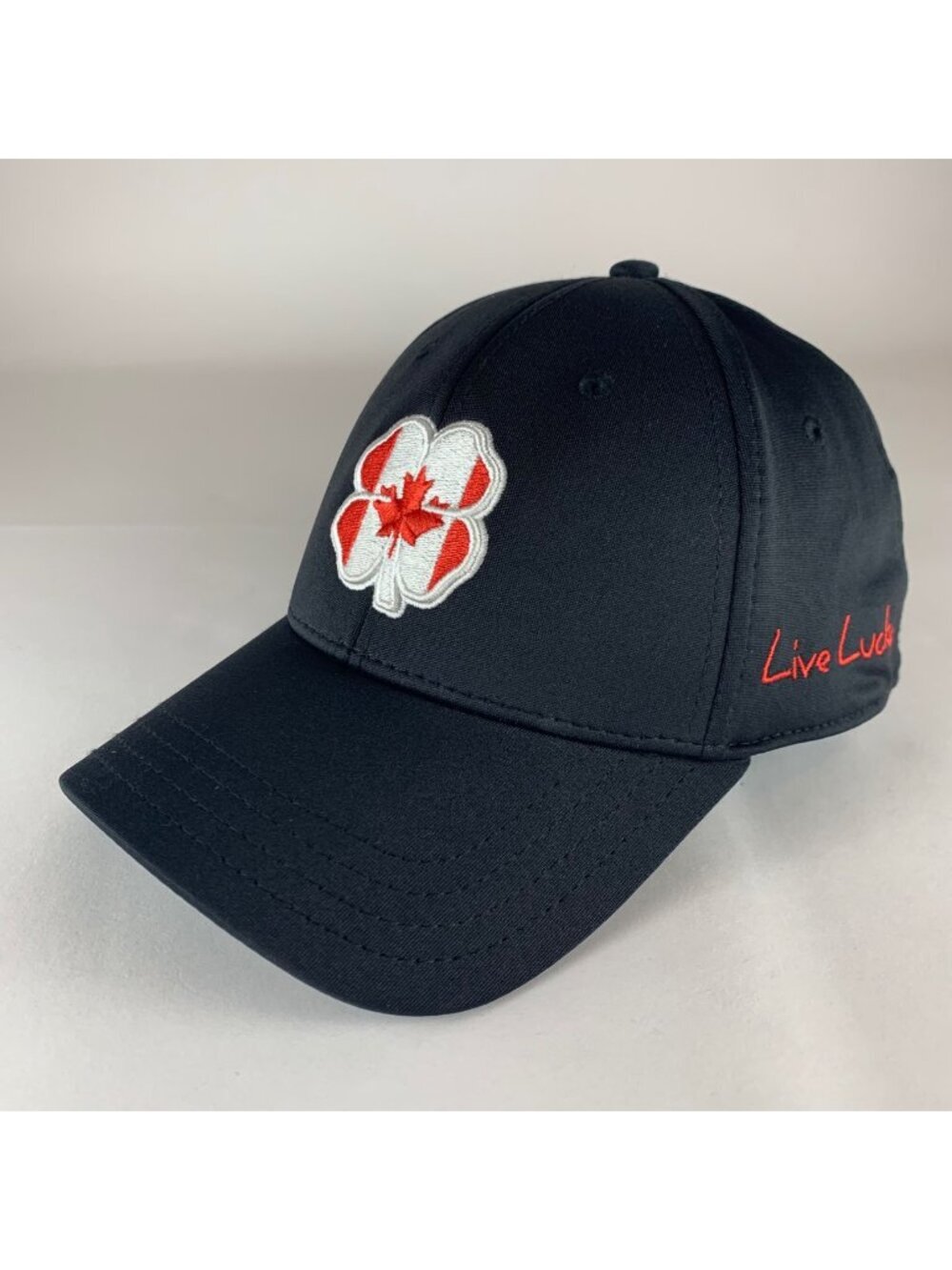 Black Clover Live Lucky Canada Stretch Fitted Hat Mens L/XL